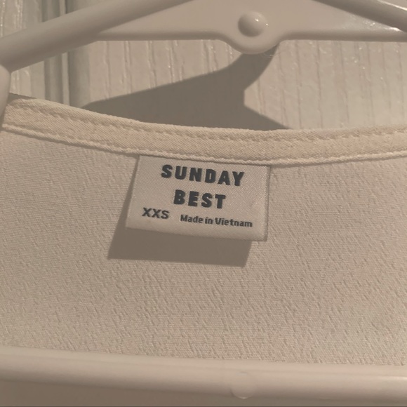 Aritzia white tie top - Picture 6 of 6